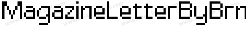MagazineLetterByBrntlbrnl Rg字体转换